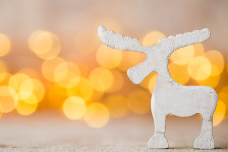 Christmas decoration on the abstract background.の写真素材