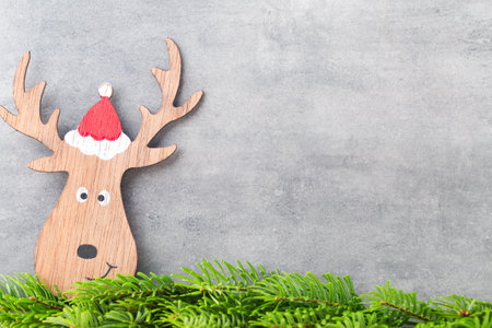 Christmas decor with white snowflake, Vintages background.の写真素材