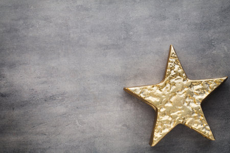 Christmas  decor stars, Christmas greeting card.の写真素材