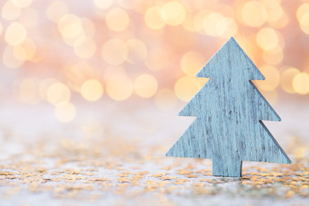Vintage Christmas background with Christmas decoration.の写真素材