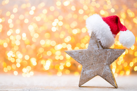 Christmas greeting card, retro symbol xmas.の写真素材