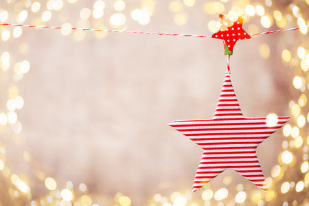 Christmas and new year gold theme background.の写真素材