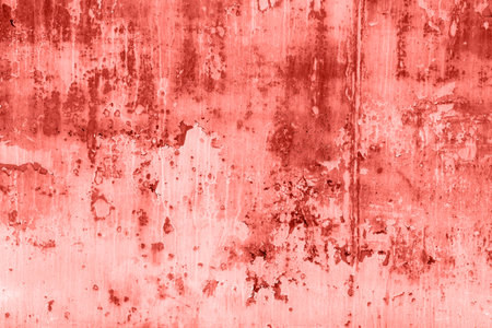 Living coral wooden background. Abstract wallpapper.の写真素材