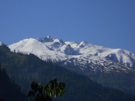 Himalayan mountain range in summerの写真素材