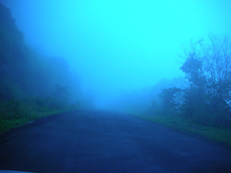 facing unknown during the journeyの写真素材