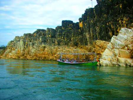 a wayside panorama during summerの写真素材