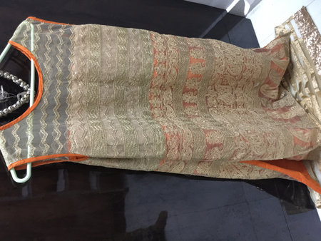 a traditional indian dressの写真素材