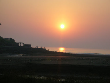 a wayside panorama during journeyの写真素材