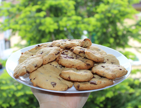 Some delicious cookiesの写真素材