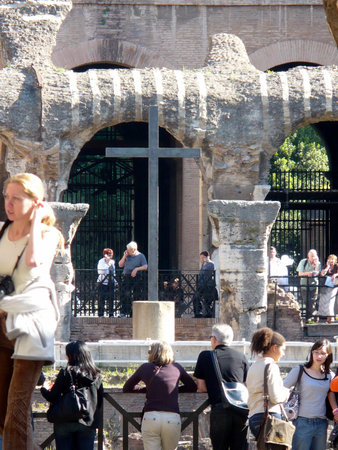 Rome, Italy - May 1, 2008: Roman Coliseum  in May daysのeditorial素材