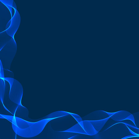 background with glowing ribbons, illustrationのイラスト素材