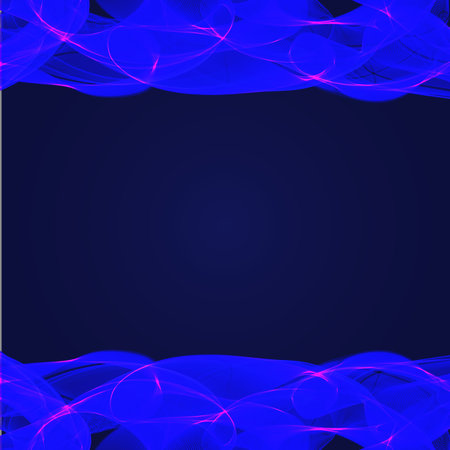 Abstract blue background with glowing stripesのイラスト素材