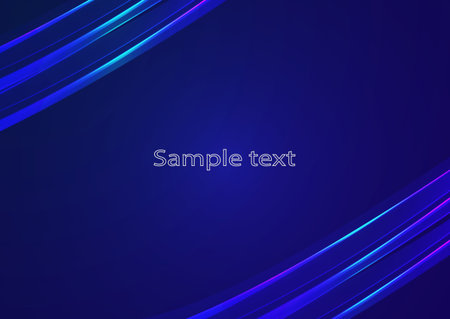 Blue abstract background and space for your text. Vector illustration.のイラスト素材