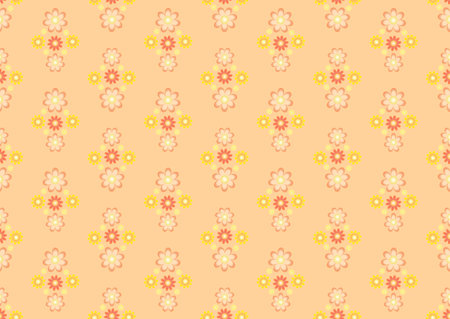 Floral seamless pattern. Fine texture with flowers. Vector Illustration. EPS10のイラスト素材