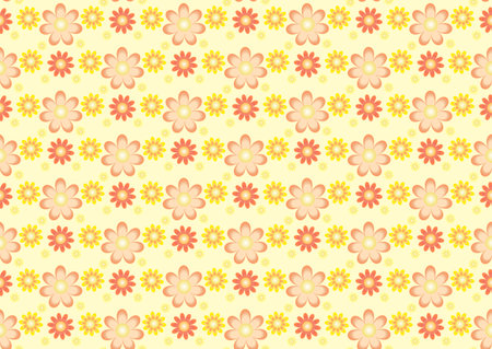Floral seamless pattern. Fine texture with flowers. Vector Illustration. EPS10のイラスト素材