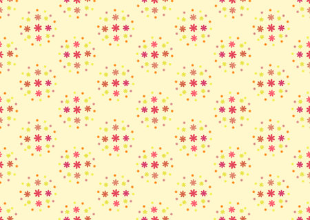 Floral seamless pattern. Fine texture with flowers. Vector Illustration. EPS10のイラスト素材