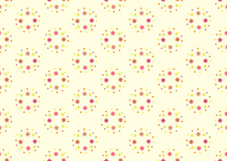 Floral seamless pattern. Fine texture with flowers. Vector Illustration. EPS10.のイラスト素材