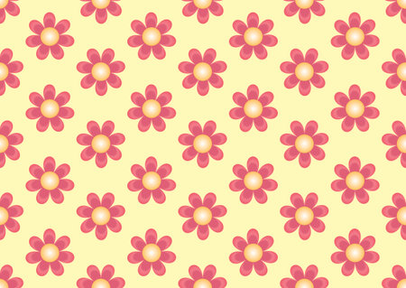 Floral seamless pattern. Fine texture with flowers. Vector Illustration. EPS10.のイラスト素材