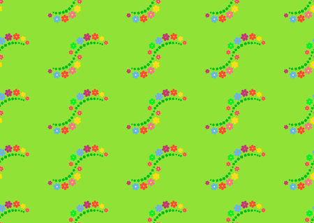 Floral seamless pattern. Fine texture with flowers. Vector Illustration. EPS10のイラスト素材