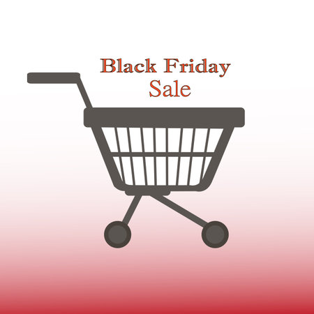 Shopping cart icon Sale design template, illustration.のイラスト素材