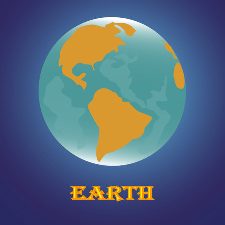 Planet earth icon.のイラスト素材