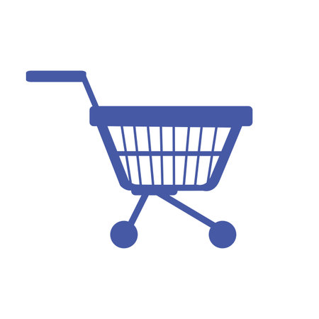 Shopping trolley icon.のイラスト素材