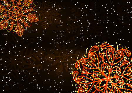 Abstract Christmas winter designの写真素材