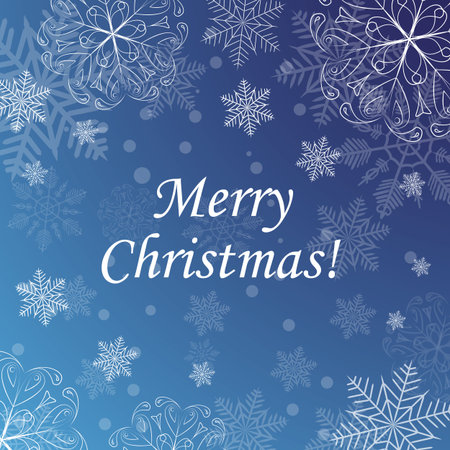 Abstract Christmas winter designのイラスト素材