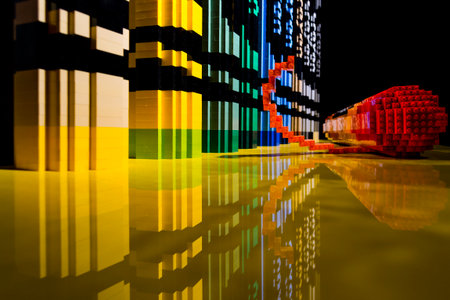 reflected colorsの写真素材