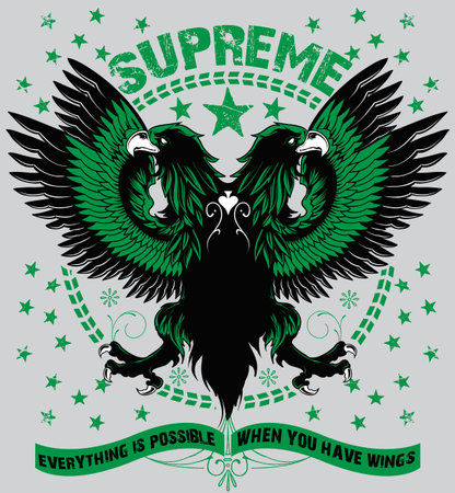 Supreme flight のイラスト素材