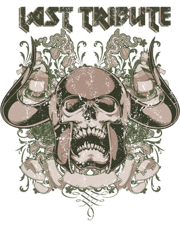 Last tribute のイラスト素材