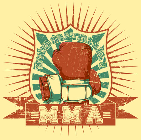 Mixed martial artsのイラスト素材