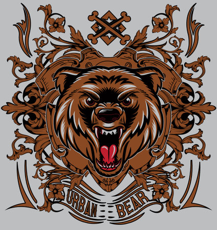 Urban bearのイラスト素材