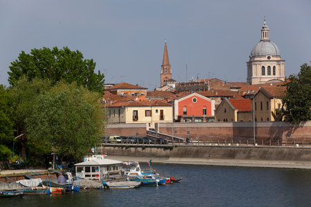 Chain Harbour area in Mantua, Italy - April 17, 2011のeditorial素材