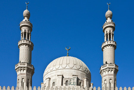 Egypt, Aswan, the Tabian mosqueの写真素材
