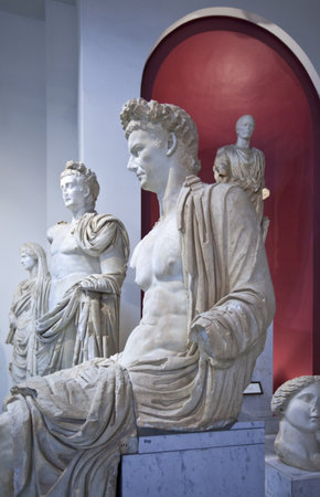 Tripoli, Libya - April 19, 2009: Roman statues in the National Museumのeditorial素材