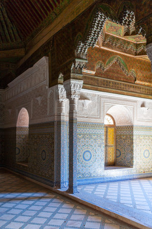 Telouet, Morocco - March 25.206: The Kasbah palace insideのeditorial素材