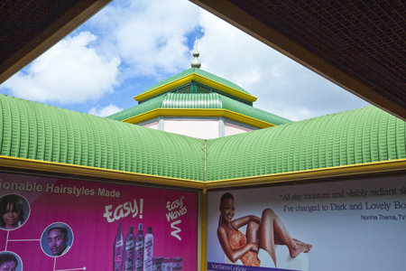 Durban, South Africa - March 11, 2010:  The indian style top floor of a shopping center in the Indian Victoria street marketのeditorial素材