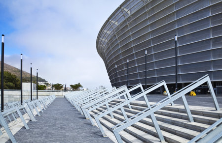 Cape town, South Africa - March 5, 2010: World Cup 2010, the Green Point stadium with a  capacity 66.000のeditorial素材