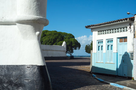 Brazil, Salvador, the Fortress of Itaparicaのeditorial素材