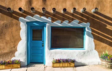 USA New Mexico, Route 66, Santa F, the Hold Houseの写真素材