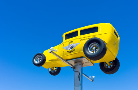 Santa Rosa, U.S.A. - May 21, 2011: New Mexico, the Auto Museum on the Route 66のeditorial素材