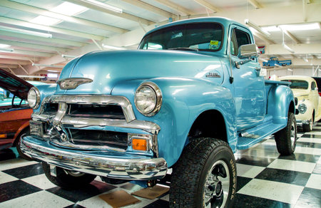 Santa Rosa, U.S.A. - May 21, 2011: New Mexico, the Auto Museum on the Route 66のeditorial素材