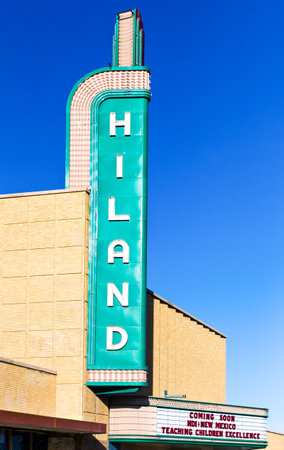 Albuquerque, U.S.A. - May 23, 2011: New Mexico, vintage stores and signs along the  Route 66のeditorial素材