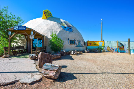 Meteor City, U.S.A.  - May 24, 2011: Arizona, a roadside attrction on the Route 66