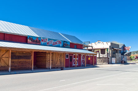 Williams, U.S.A. - May 25, 2011:  Arizona,  the old town on the Route 66のeditorial素材