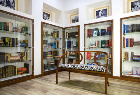 Manama, Bahrain - December 18, 2006:  The home of the poet Ibrahim Al Arraiedh.のeditorial素材