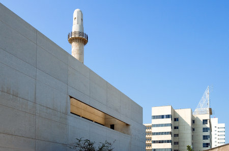 Manama, Bahrain -  December 9, 2006: The Beit Al Quran islamic cultural center.のeditorial素材