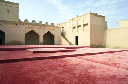 Bahrain, Riffa, the Fort Shaikh Salam bin Ahmed Al Fateh of the XIX century, also known as Riffa Fort.のeditorial素材