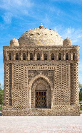 Uzbekistan, Bukhara, the Ismail Samani mausoleumのeditorial素材